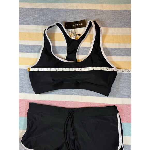 NWT Tempt Me Vintage-Inspired Two-Piece Swimsuit (Size M) - Picture 4 of 8